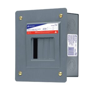 Centro de carga empotrable 4 polos Volteck