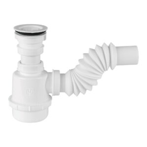 Cespol de bote fregadero 1-1/2" con contra 2-1/2"