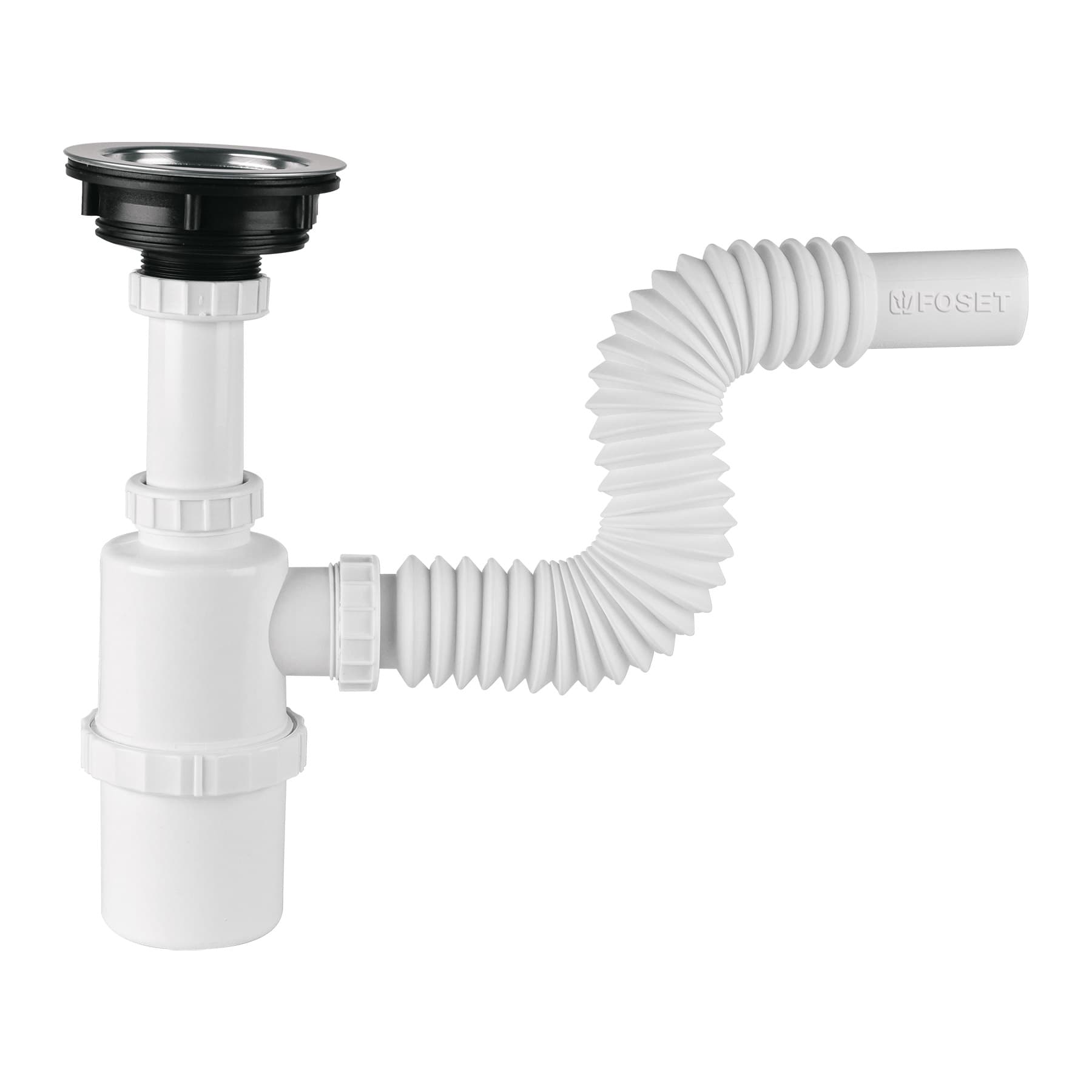 Cespol bote para fregadero con contracanasta 1-1/2"