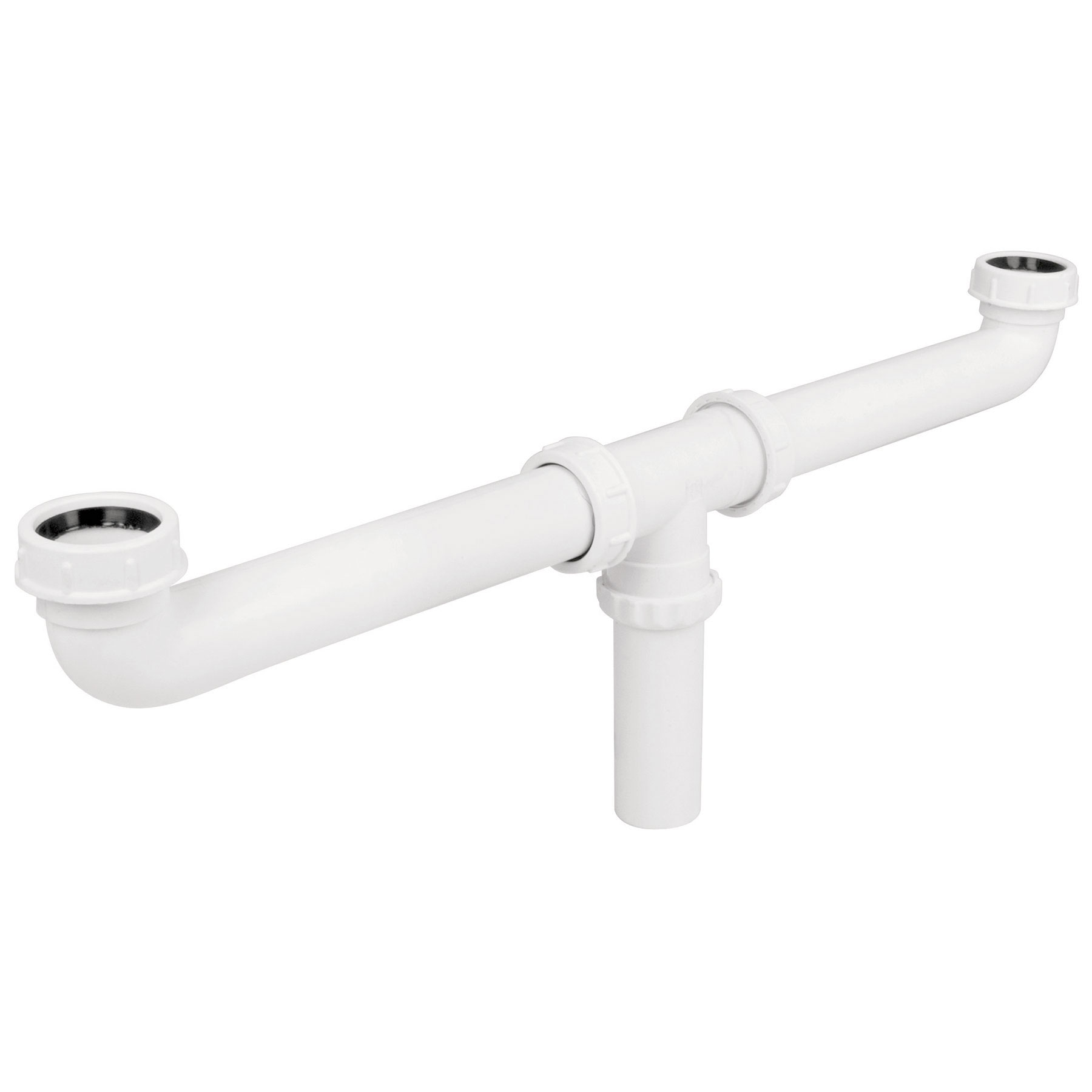 Cespol doble para fregadero polipropileno 1-1/2"