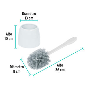 Cepillo sanitario de plastico con recipiente