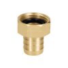 Conexion de laton hembra de 3/4" para manguera