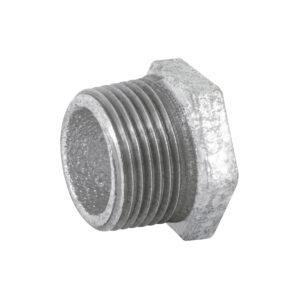 Reduccion bushing acero galvanizado 3/4 x 1/2"