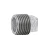 Tapon macho acero galvanizado 1/2"