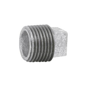Tapon macho acero galvanizado 1/2"