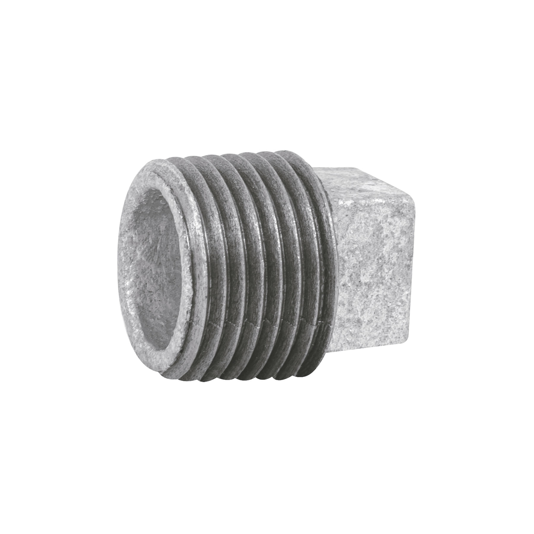 Tapon macho acero galvanizado 1/2"