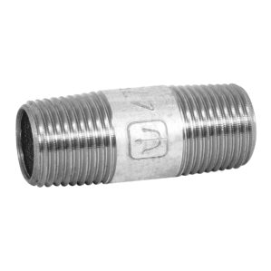 Niple acero galvanizado 1/2"x2" cedula 40