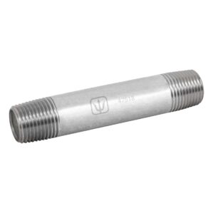 Niple acero galvanizado 1/2"x4" cedula 40