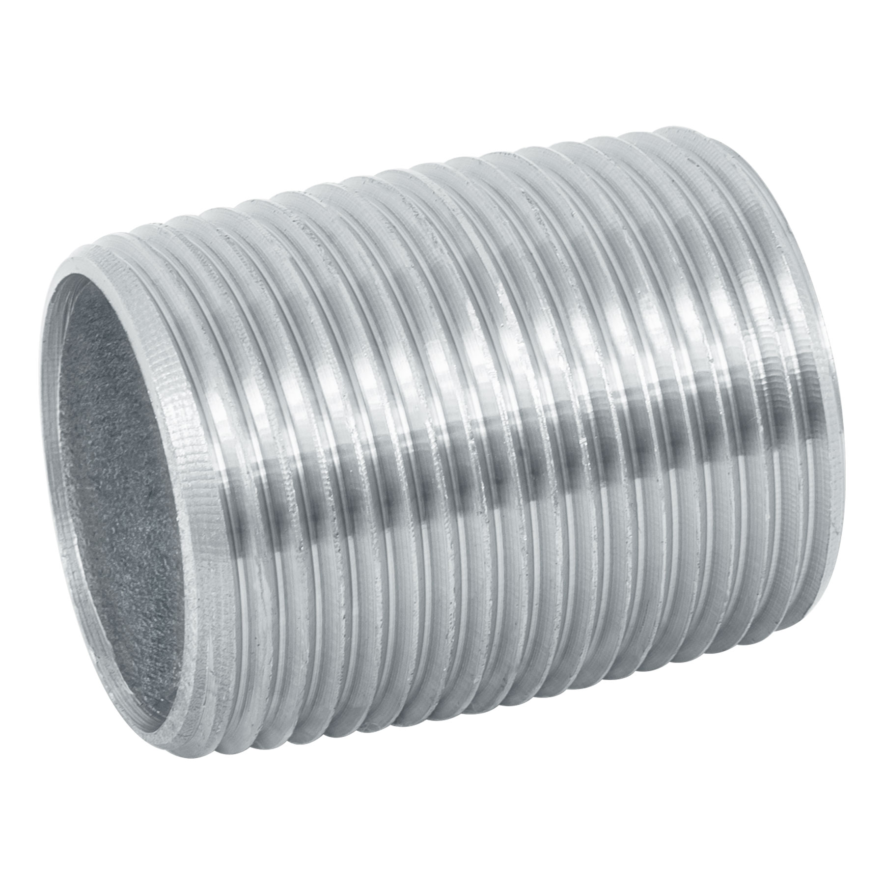 Niple 1" Cuerda corrida Galvanizado