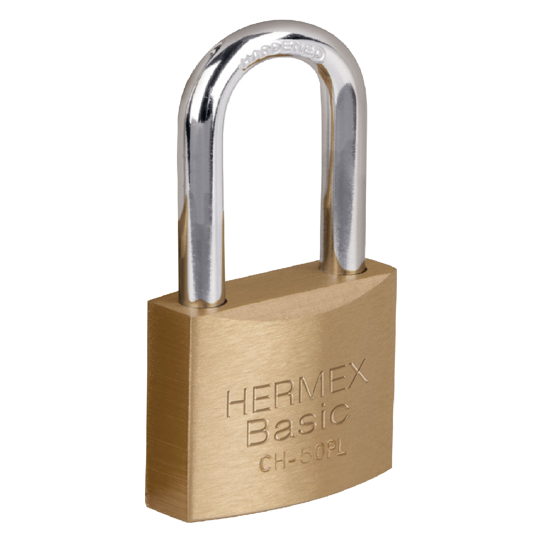 Candado de hierro color laton 50mm largo