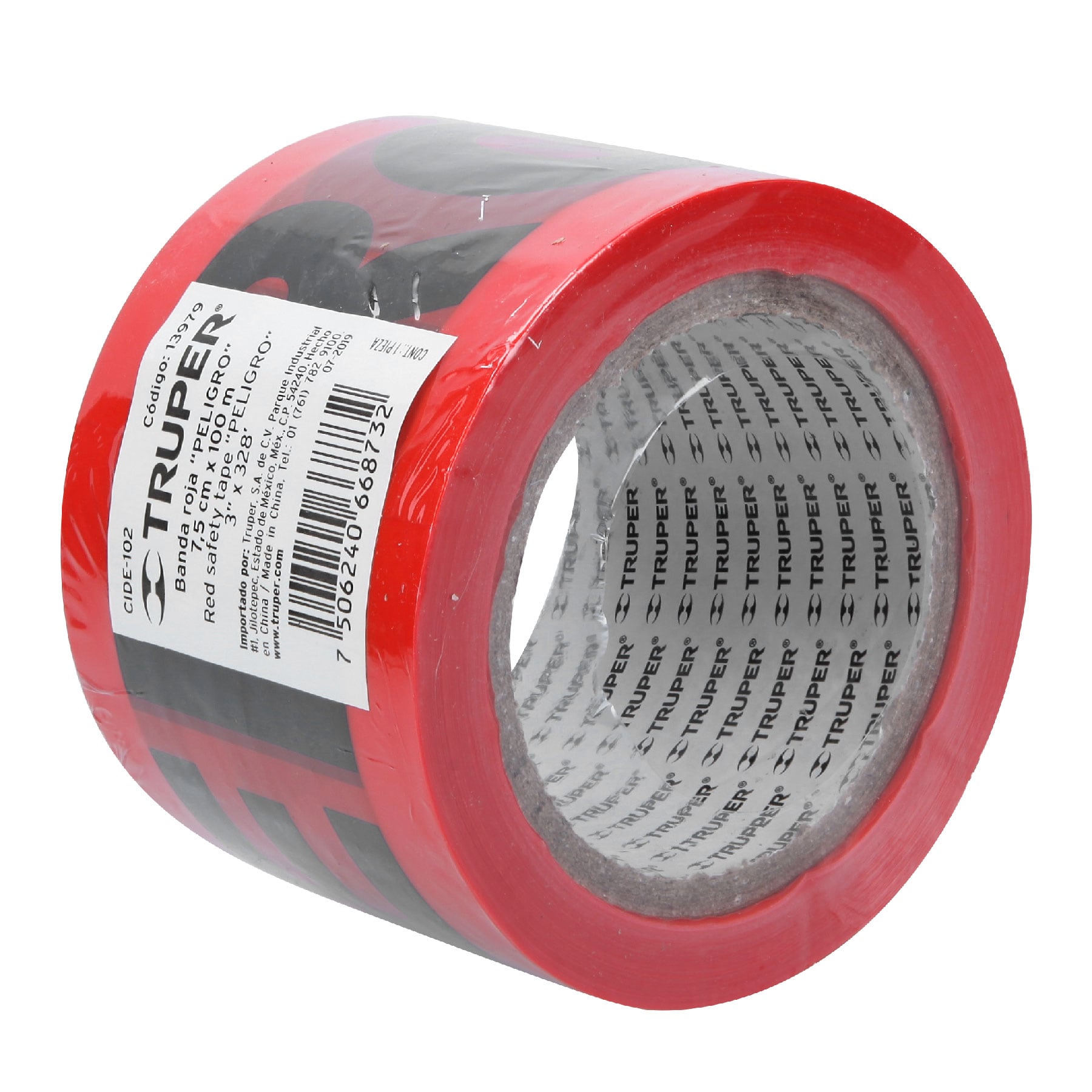 Rollo de Cinta delimitadora "Peligro" de 100m