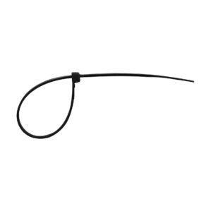 Cincho plastico 30cm de 4.5mm negro bolsa con 50 pzas