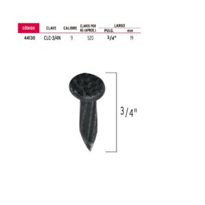 Clavos para concreto 3/4