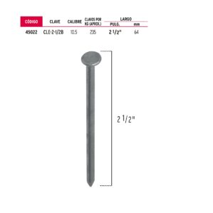 Clavos para Madera 2-1/2