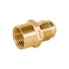 Niple Campana Conector Gas de Laton 3/8" a 3/8" Flare