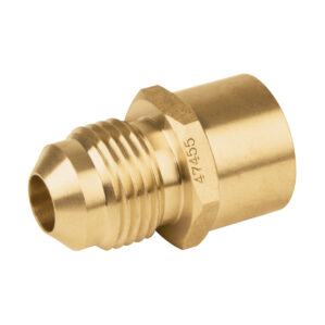 Conector gas de laton flare soldable de 1/2