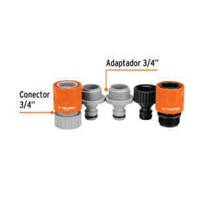 Juego de 2 conectores rapidos Manguera 3/4"