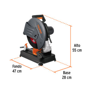 Tronzadora cortadora de metales de 14