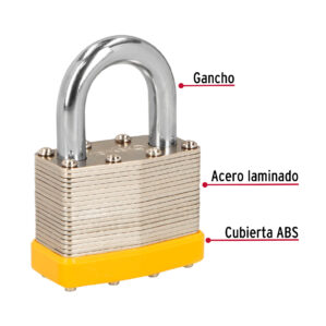 Pack de 4 Candados de 50mm Hermex Basic