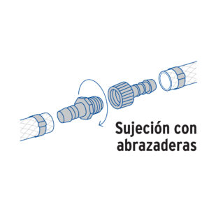 Juego conector manguera de 1/2