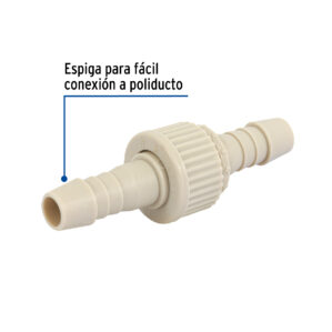 Juego conector manguera de 1/2" macho y hembra