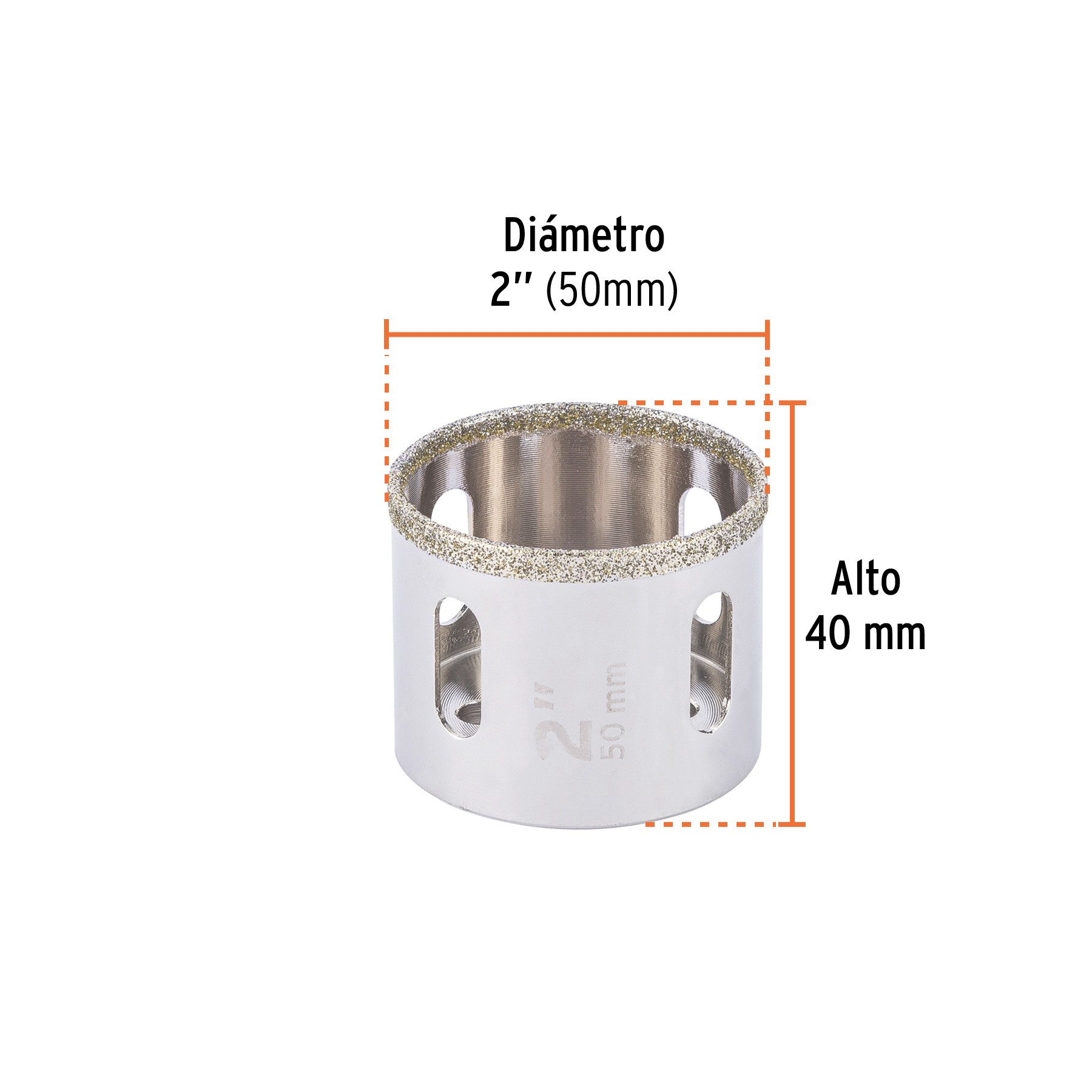 Brocasierra diamante 2"