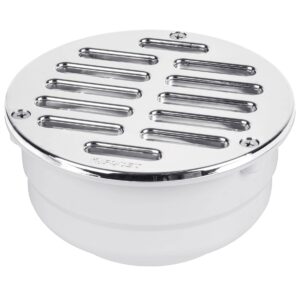 Coladera universal ABS 5" rejilla con 3 tornillos