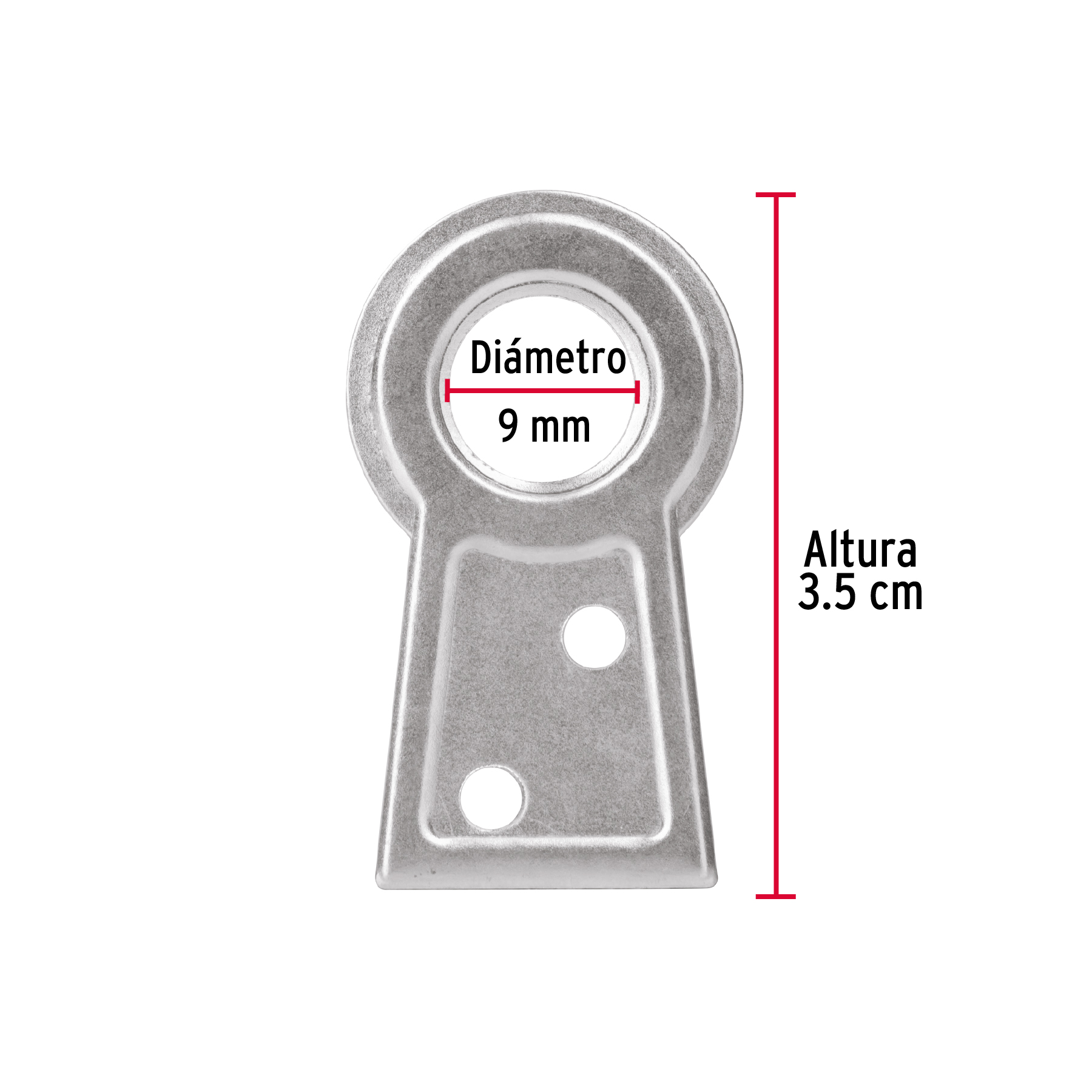 Cola de pato #2, 3.5 cm, bolsa 100 piezas
