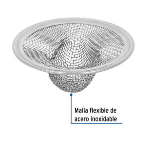 Coladera Canastilla malla para lavabo 1/2"