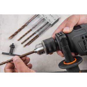 Combo Rotomartillo 650W con brocas y lentes de seguridad