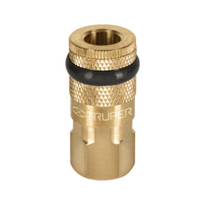 Cople de laton cuerda 1/4 NPT hembra para Compresor Manguera de Aire