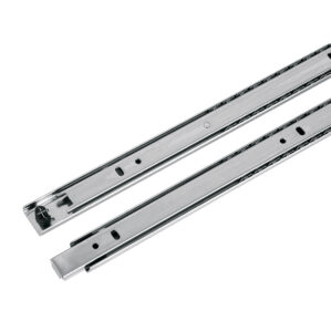 Pack con 2 correderas extensión 3/4 de 30cm para cajón ancho 2.5cm