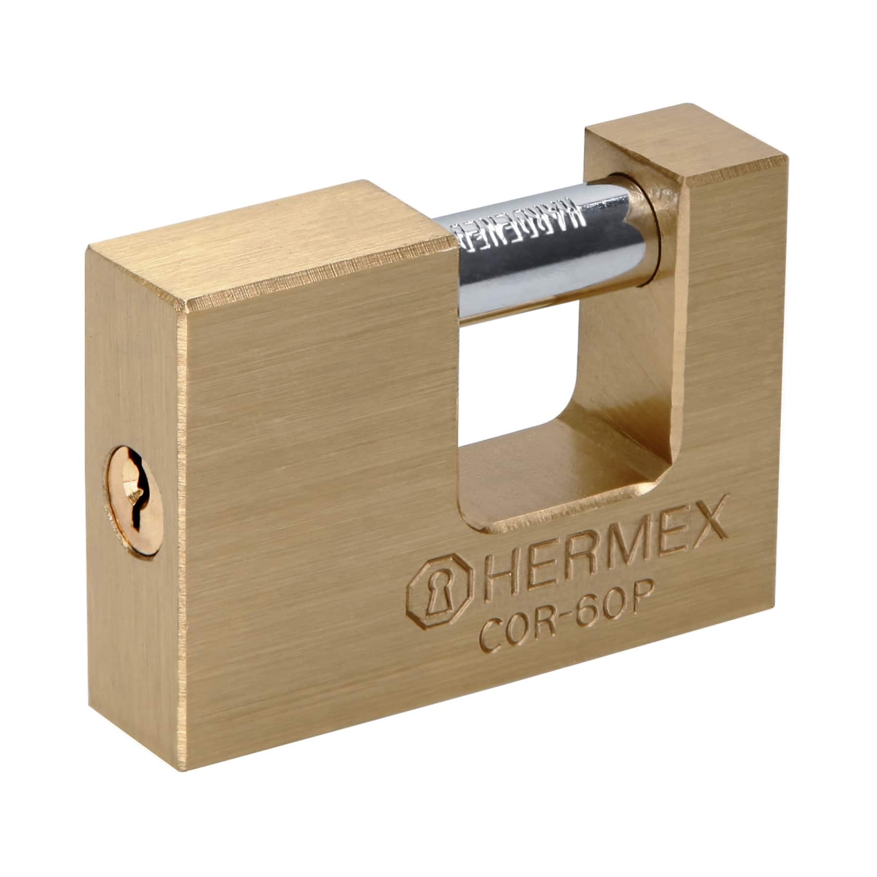 Candado antipalanca 60mm cuerpo de laton Hermex Basic