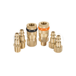 Juego de 4 conectores y 2 coples para compresor de aire