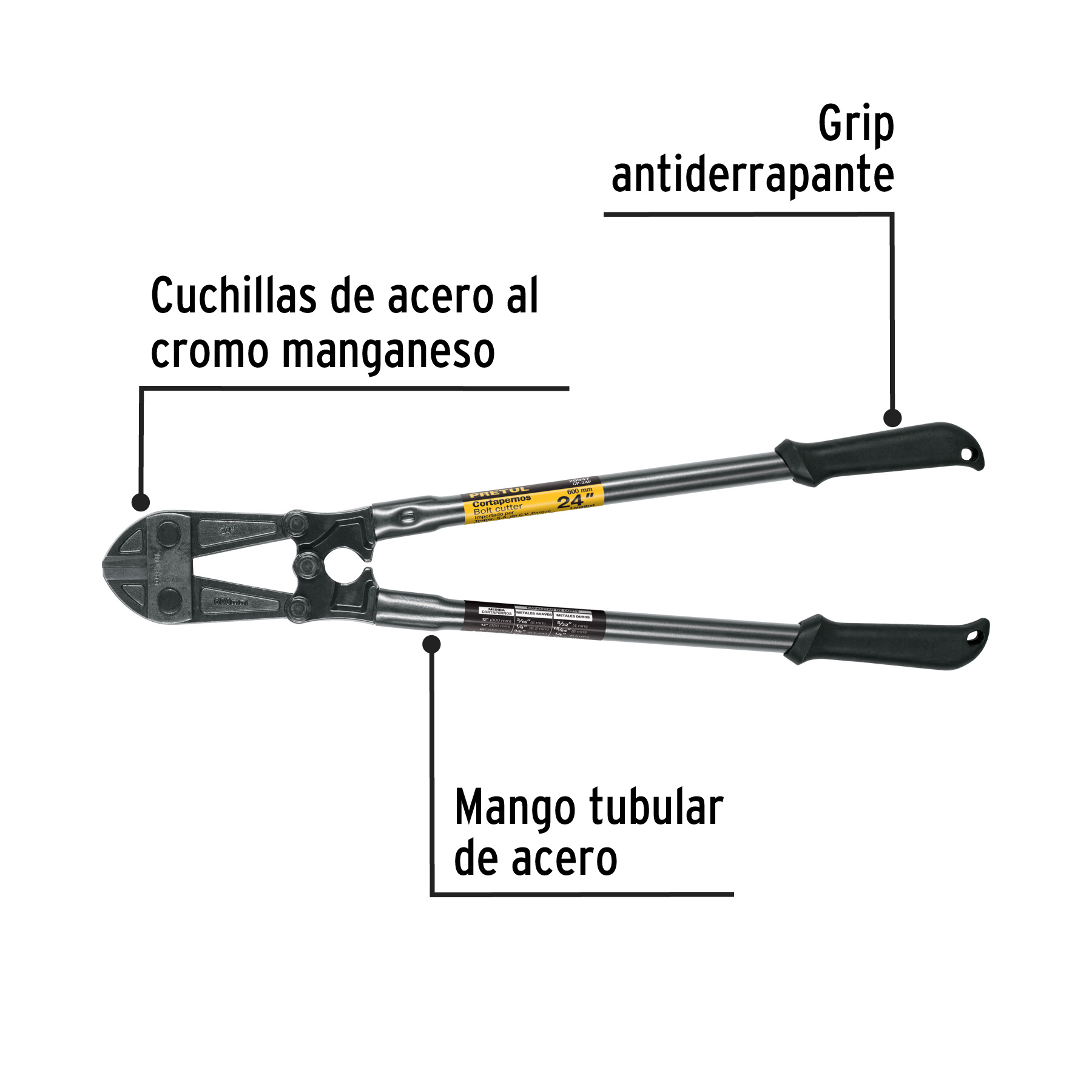 Cortapernos de 24" Pretul