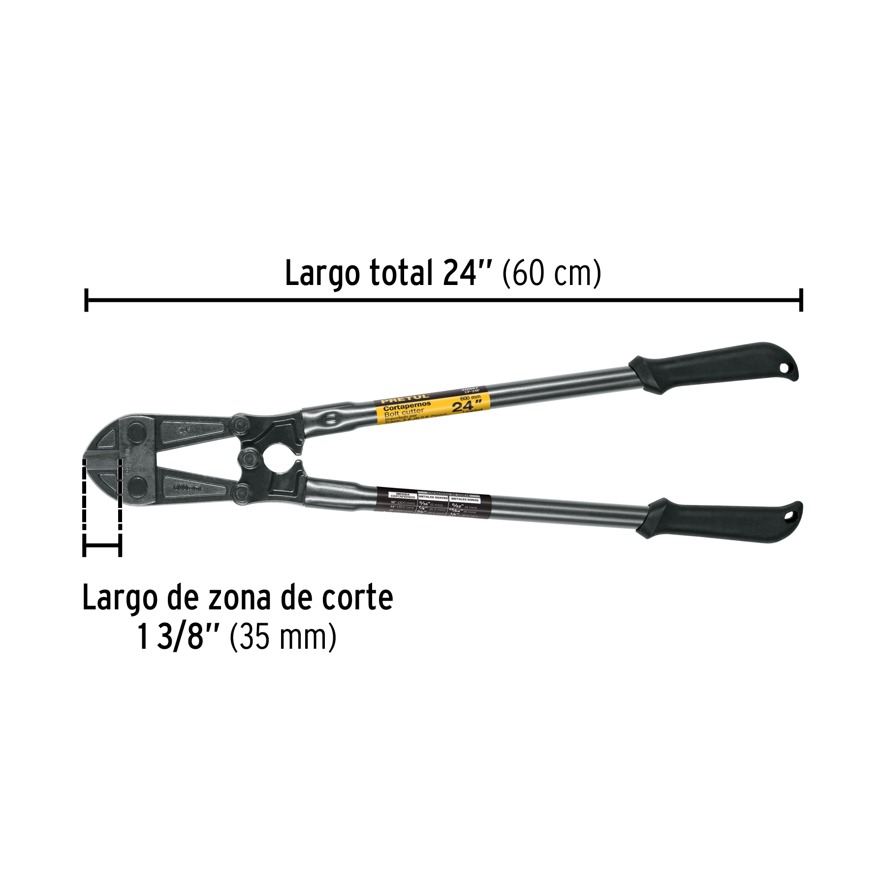 Cortapernos de 24" Pretul