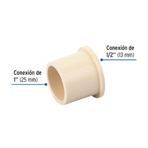 Reduccion bushing de CPVC 1" - 1/2"
