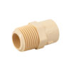 Conector macho de CPVC 1/2" rosca exterior