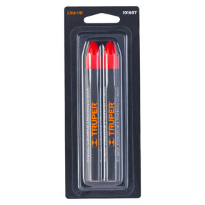 Pack de 2 Piezas de Crayon industrial rojo 11cm