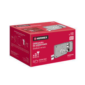 Cerradura sobreponer derecha alta seguridad llave puntos