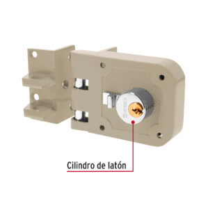 Cerradura Sobrepone puerta Corrediza Facil Izquierda