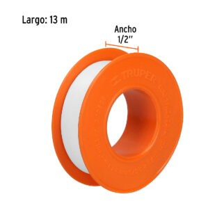 Cinta Teflon 1/2" Sella roscas uso general 13m