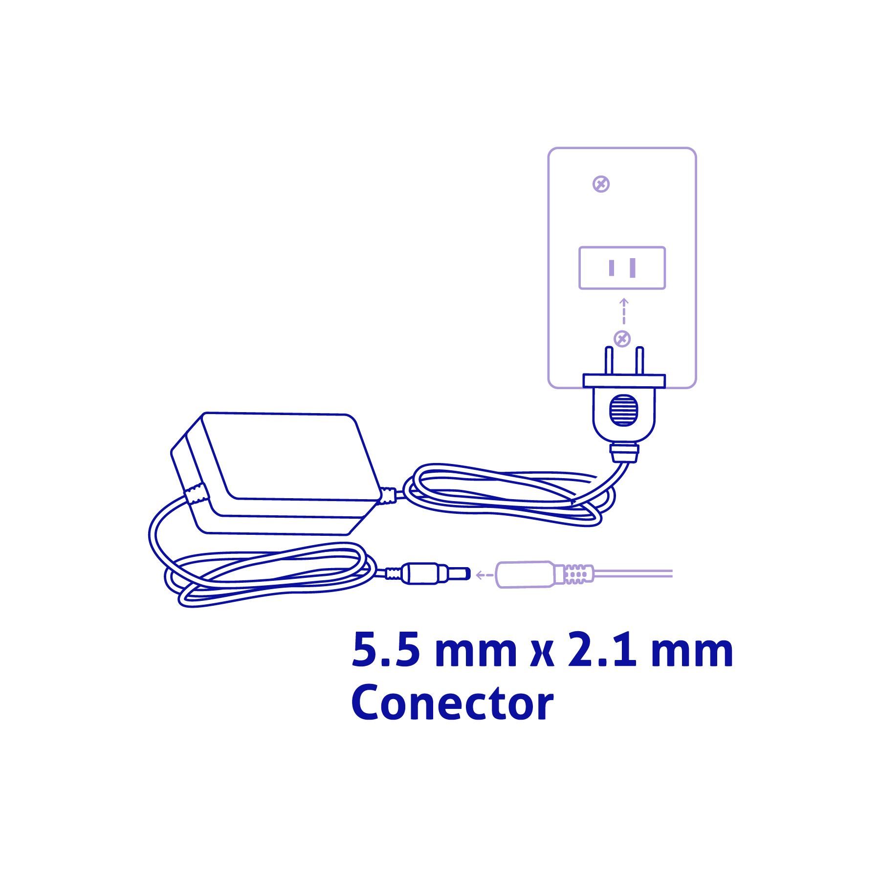 Fuente de Alimentacion 12V 5A para CCTV Camaras Volteck