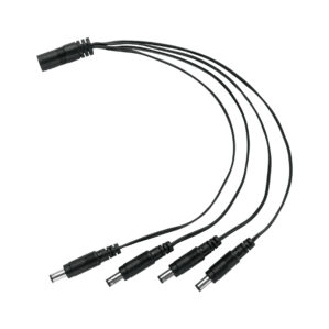 Cable Divisor de Energia tipo Pulpo 1 a 4 para CCTV, Volteck