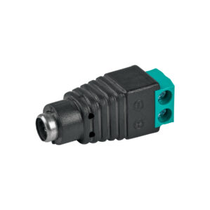 Conector de energia para CCTV tipo hembra, Volteck