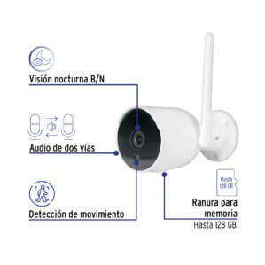 Camara WiFi Tipo Bala 2MP Volteck