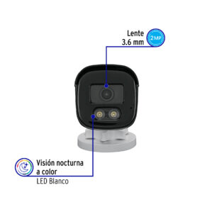 Camara Tipo Bala de 2MP Para Exterior Volteck