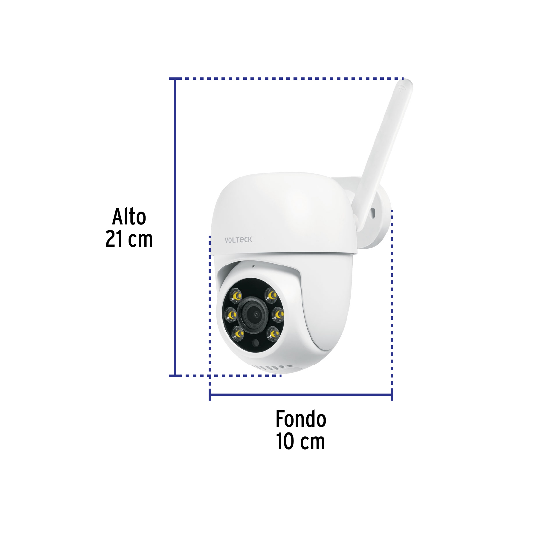 Camara WiFi Robotizada Tipo Domo 3MP Volteck