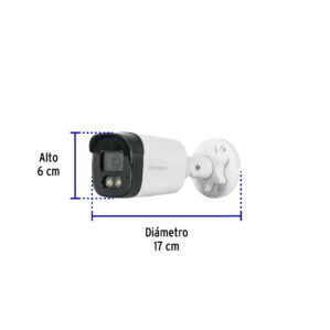 Camara Tipo Bala de 5MP Con Microfono Para Exterior Volteck