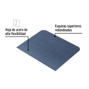 Cuña espatula 4x5" sin mango Pretul